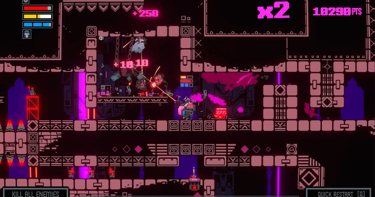 You are currently viewing Haneda Girl is a furiously retro breach-and-clear murderbox starring one girl and her mecha