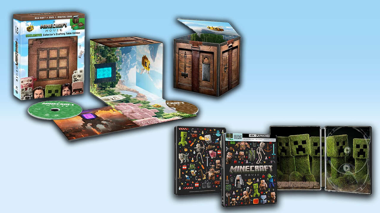 You are currently viewing Minecraft Movie 4K Blu-Ray & Digital Release Dates Revealed – Steelbook Preorders In Stock