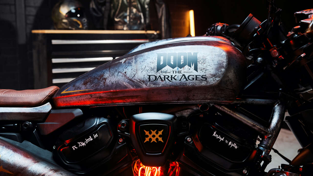 Read more about the article This Custom Doom Harley Is A Sight To Behold