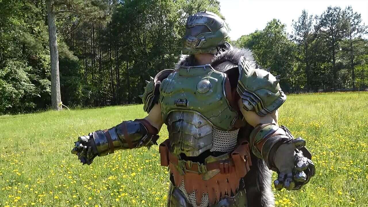 You are currently viewing Real-Life Doom: The Dark Ages Armor Looks Very Cool And Also Cumbersome To Wear