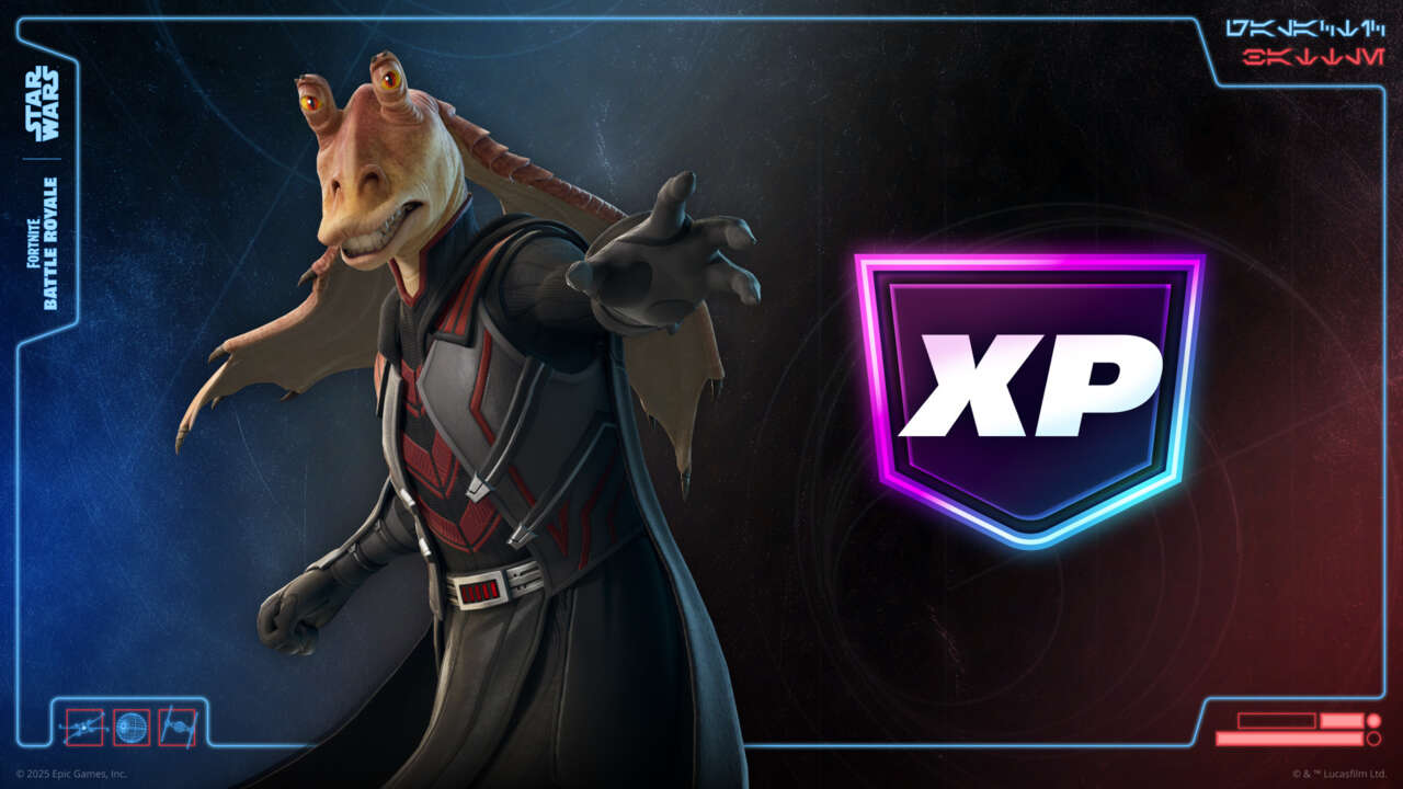 Read more about the article Fortnite's Darth Jar Jar Skin Takes A Ridiculous Amount Of XP To Unlock