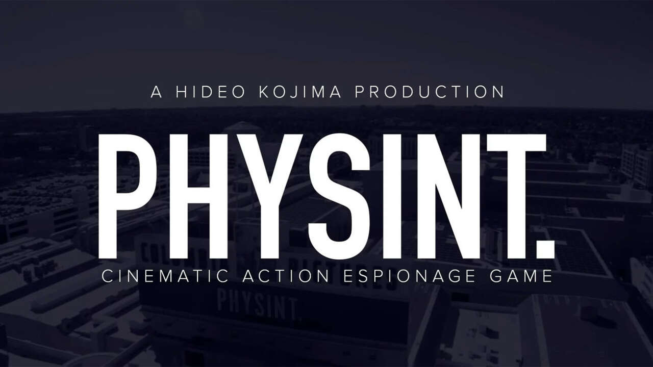 You are currently viewing Kojima Explains Why Physint Is His Return To MGS-Like Action/Espionage