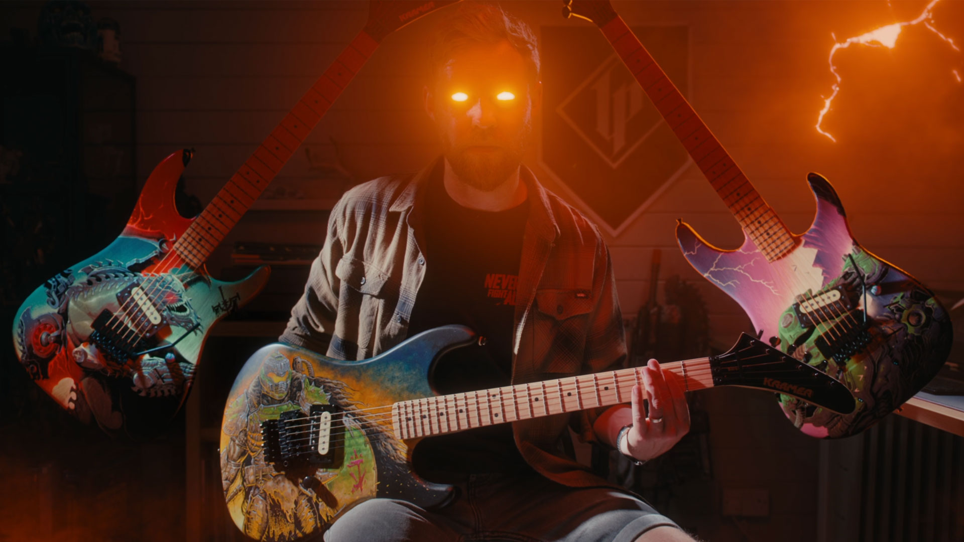 You are currently viewing Heavy Riffs, Heavy Hits – Kramer and DOOM: The Dark Ages Team Up to Launch Custom Guitars