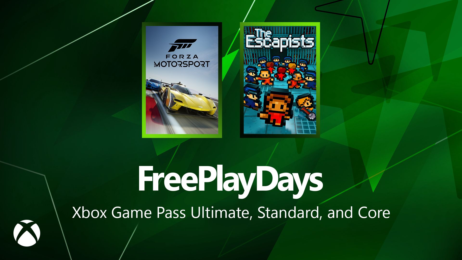 You are currently viewing Free Play Days – Forza Motorsport and The Escapists