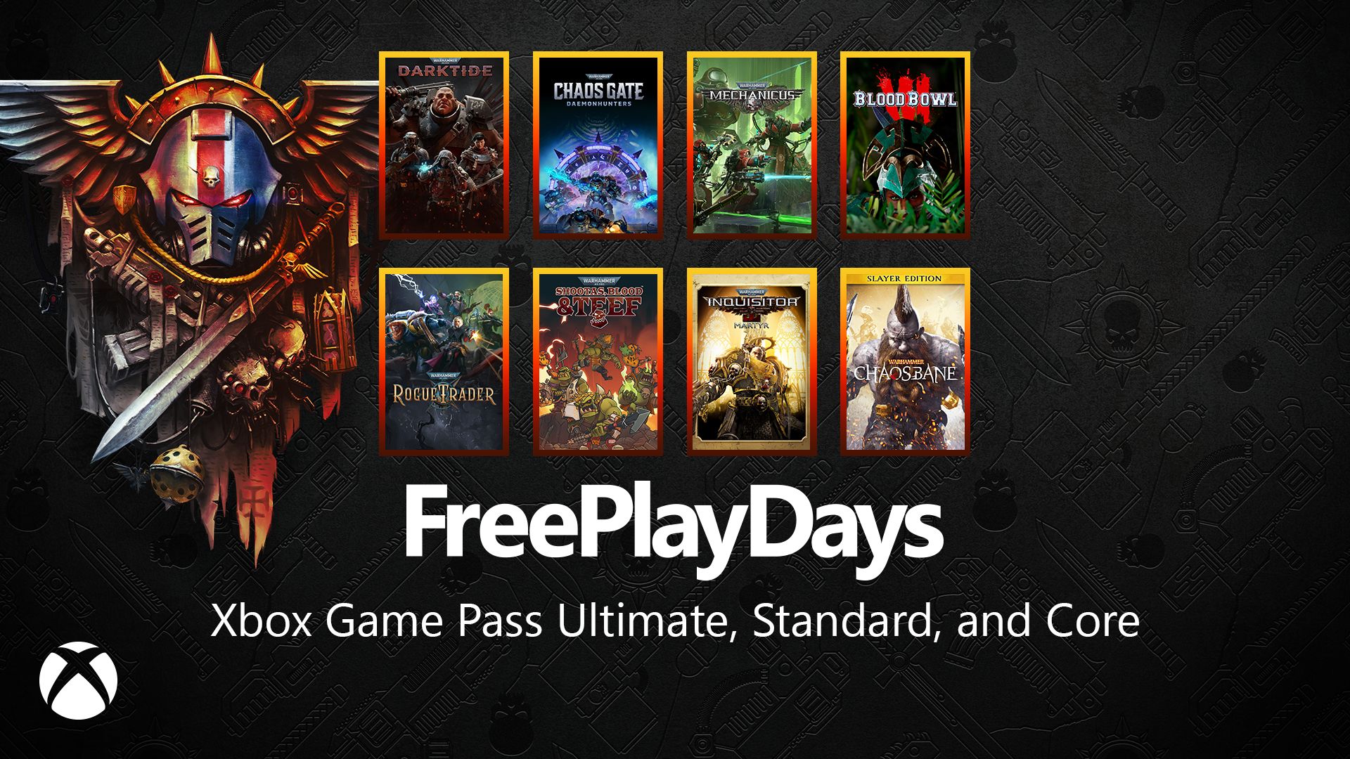 You are currently viewing Free Play Days – Warhammer Takeover Featuring 8 Games
