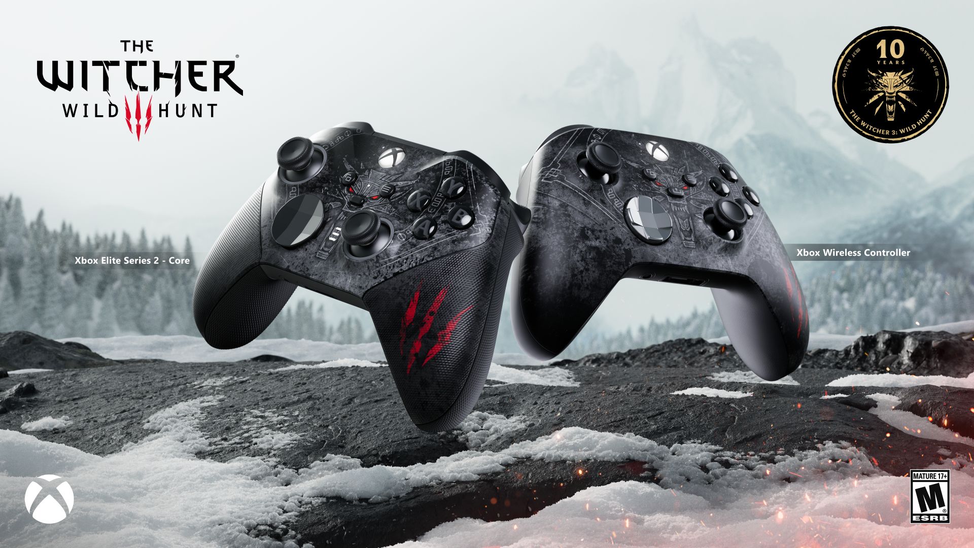 You are currently viewing Celebrate 10 Years of Killing Monsters With Special Edition The Witcher 3: Wild Hunt Xbox Controllers