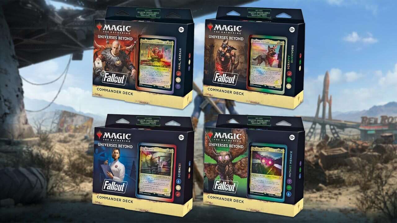 You are currently viewing Fallout's Magic: The Gathering Commander Deck Bundle Is A Bargain Right Now