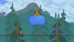Read more about the article Terraria King Slime Boss Guide – How To Summon, Beat, and Drops