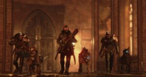 Read more about the article Darktide’s new Arbites class is overrunning the far future with exploding, immortal dogs