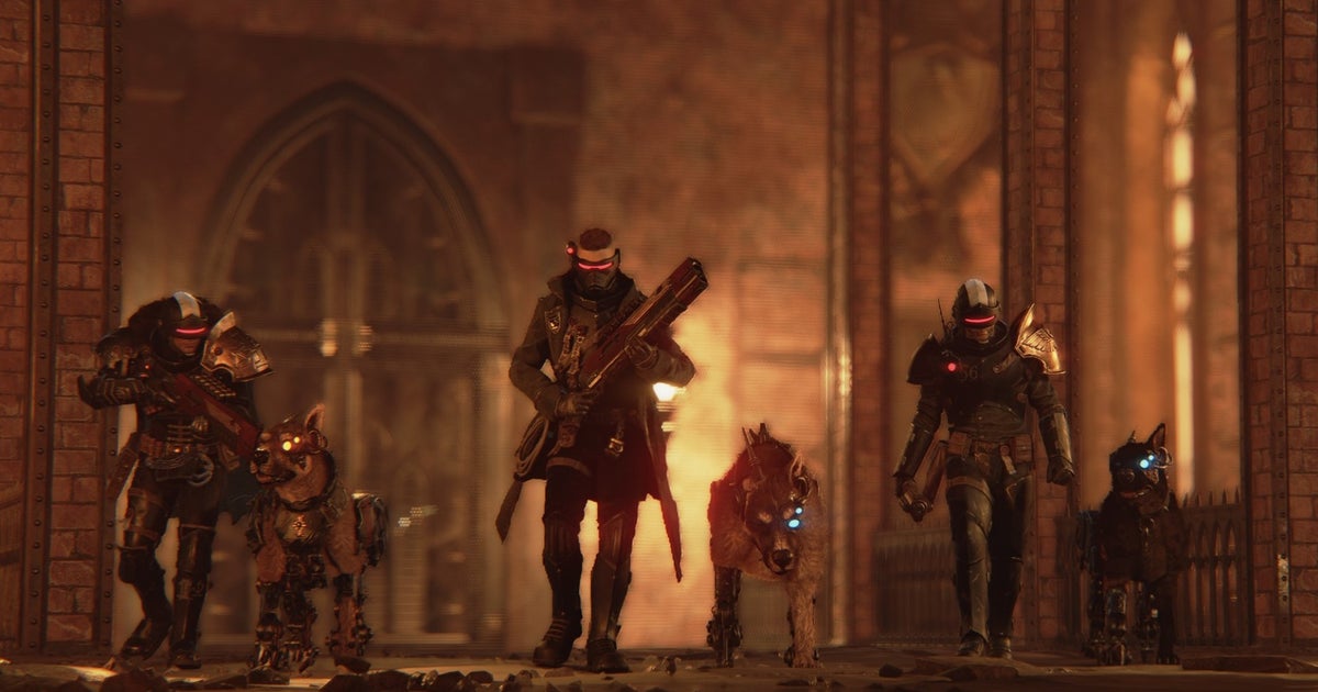 You are currently viewing Darktide’s new Arbites class is overrunning the far future with exploding, immortal dogs