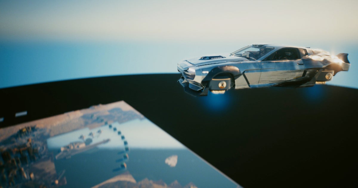 You are currently viewing Modded Cyberpunk 2077's 1000mph flying car reverse bungee jumping should be the world’s glitchiest olympic sport