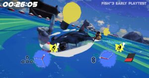 Read more about the article FISH³ is a surreal arcade fishing racer where you have to fish while you drive a fish-powered boat