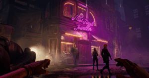 Read more about the article Warren Spector's Thick As Thieves shows off sneaking in emergent thunderstorms and grappling hooks