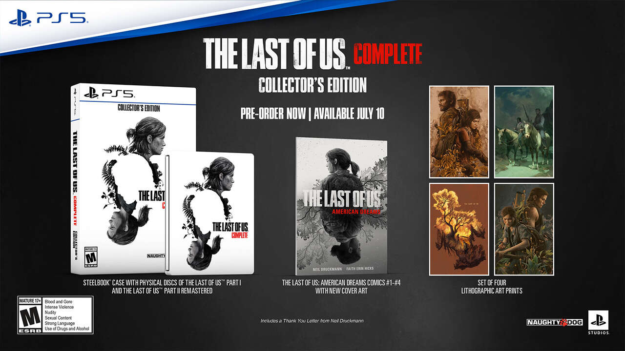 Read more about the article The Last Of Us Complete: Collector's Edition For PS5 Is Back In Stock