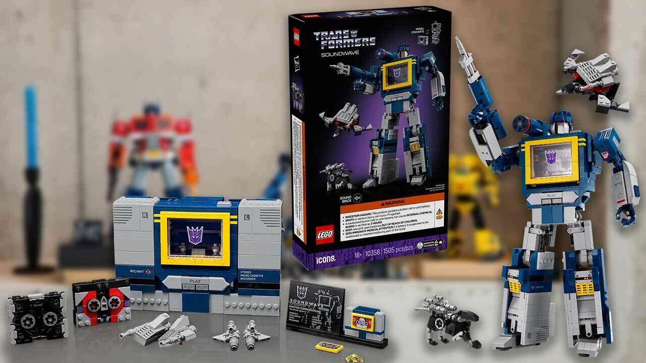 You are currently viewing Lego Transformers Soundwave Revealed, Releases Next Month
