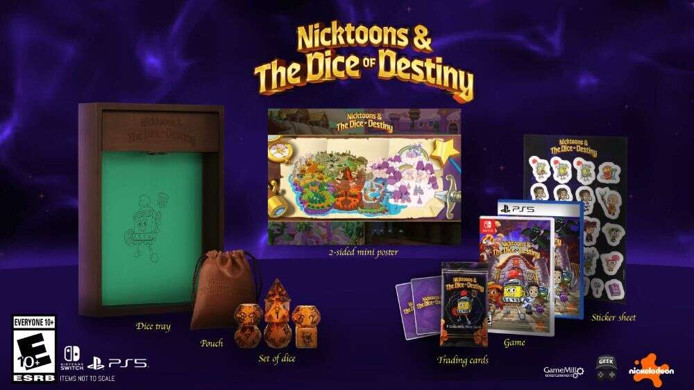 You are currently viewing Nicktoons & The Dice of Destiny Collector's Edition Includes Trading Cards, Dice, And More