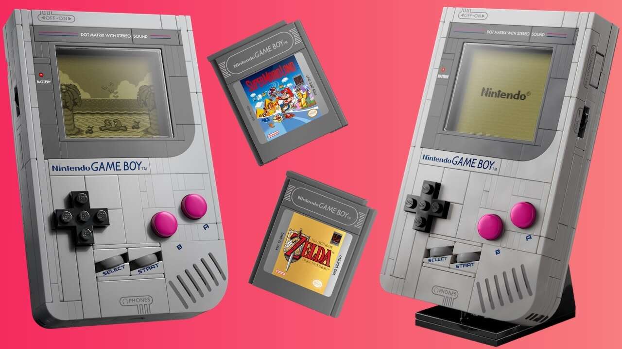 You are currently viewing Game Boy Lego Set Is Only $60, Includes Mario & Zelda Cartridges