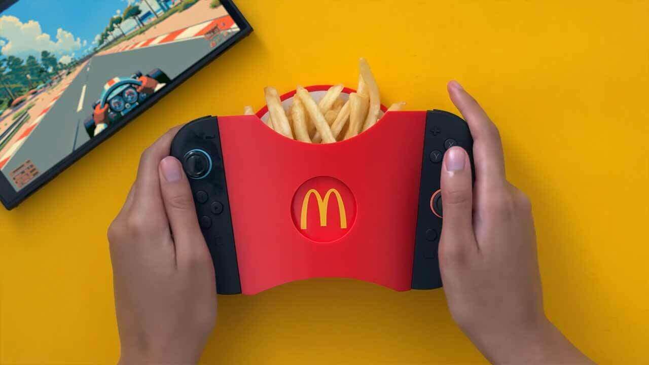 You are currently viewing Switch 2 Accessory Lets You Game and Snack with Built-In McDonald's Fries Holder