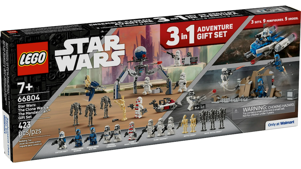 You are currently viewing Lego Star Wars 3-In-1 Gift Set Revealed, Only Sold At Walmart