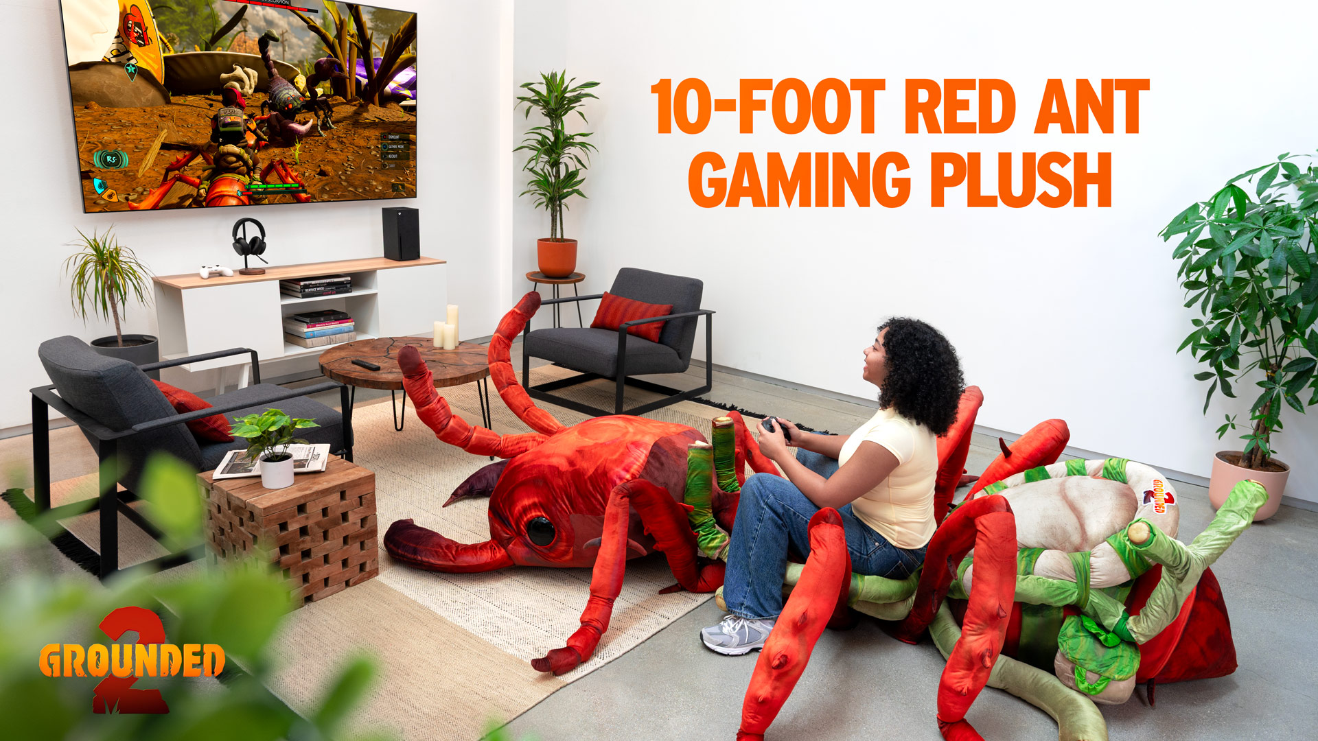 Read more about the article Grounded 2: Celebrating Game Preview Launch with a Wild 10-foot Red Ant Plush