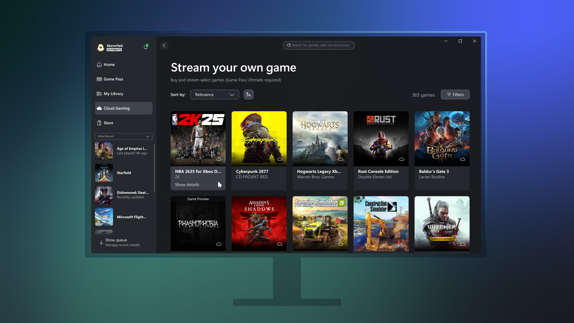 You are currently viewing Xbox Insiders with Game Pass Ultimate – Stream Your Own Game on the Xbox PC app 
