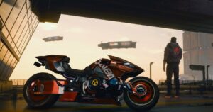 Read more about the article Cyberpunk 2077 update 2.3 motors into your life this week with new cars, auto-driving, a taxi service and more