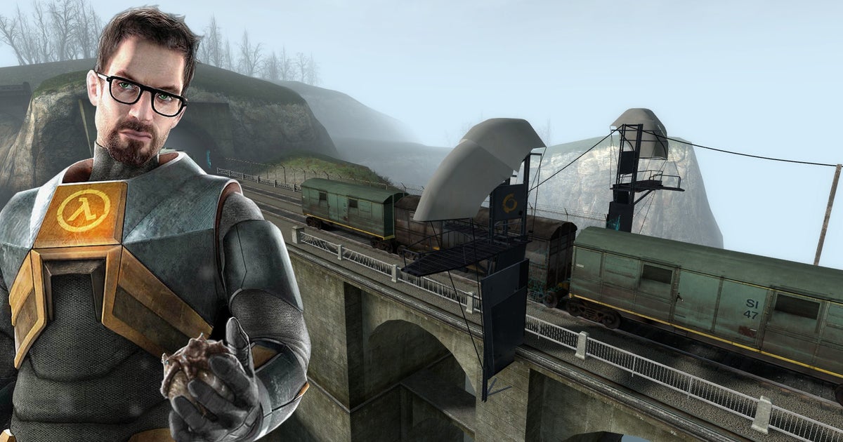 You are currently viewing After 18 years, a surprise Half-Life 2 update makes it once again possible to beat a honking train on Highway 17