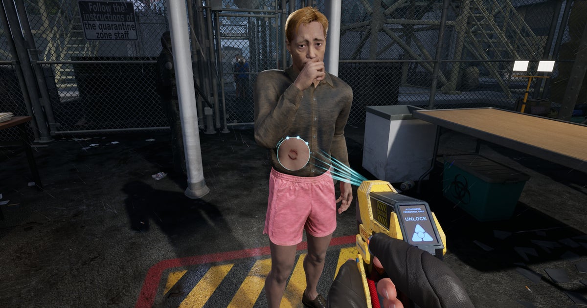 You are currently viewing Devolver sign up to publish Quarantine Zone, in which you run the checkpoint during a zombie apocalypse