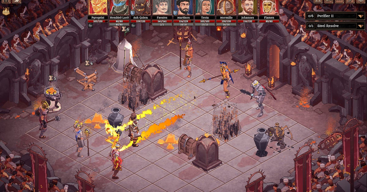 You are currently viewing Come win the crowd in Bloodgrounds, a gladiator tactics RPG with Darkest Dungeon-style town management