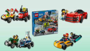 Read more about the article Lego City 4-In-1 Gift Set Features 7 Race Cars And Drivers For Only $25