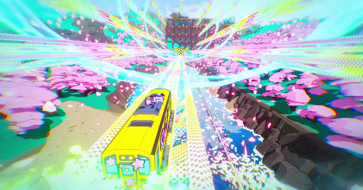 You are currently viewing At a largely humourless Gamescom, train kickflipper Denshattack was a golden streak of joy