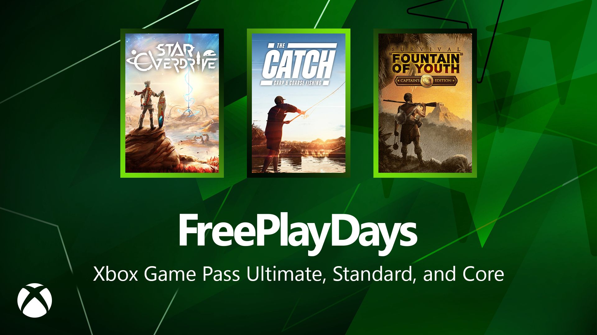 Read more about the article Free Play Days – Star Overdrive, The Catch: Carp & Coarse Fishing and Survival: Fountain of Youth
