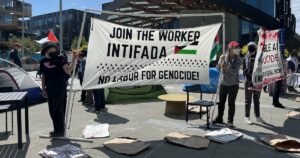 Read more about the article On the eve of Gamescom, Microsoft workers occupy the Xbox company's campus in protest at dealings with the Israeli military