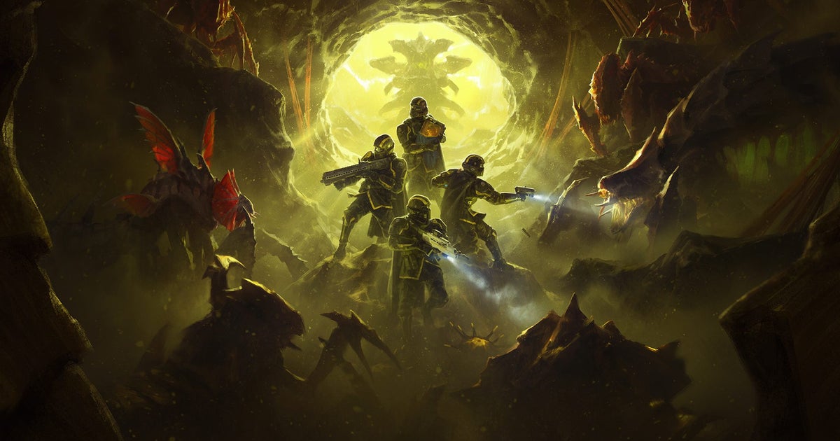 You are currently viewing Out very soon, Helldivers 2's giant Terminid caving update is a feast of nods to Aliens and Dune, plus dragons