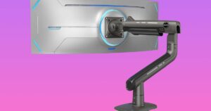 Read more about the article Reclaim some desk space with a big discount on a heavy-duty monitor mount, perfect for Ultrawide screens