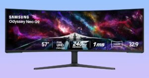 Read more about the article This comically large Samsung Odyssey Neo gaming monitor just got an equally gigantic discount at Amazon