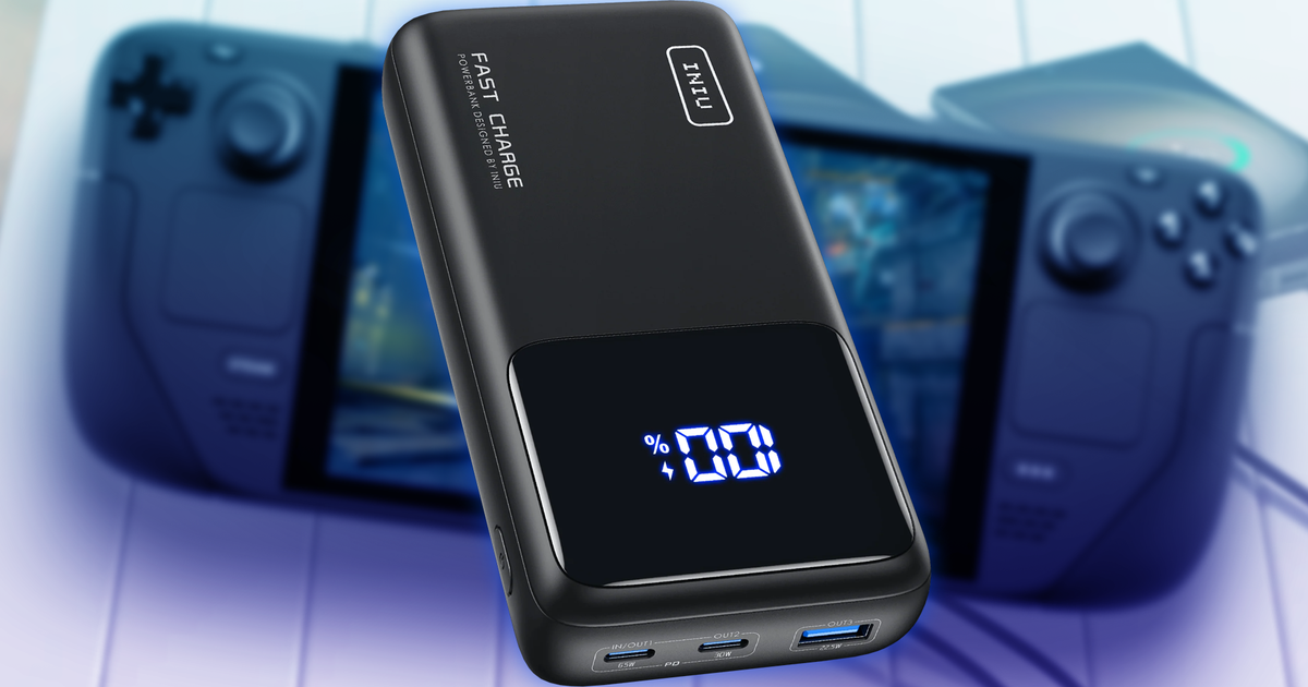 You are currently viewing This Power Bank is an ideal Steam Deck companion, and it's under $28 at Amazon with a discount code