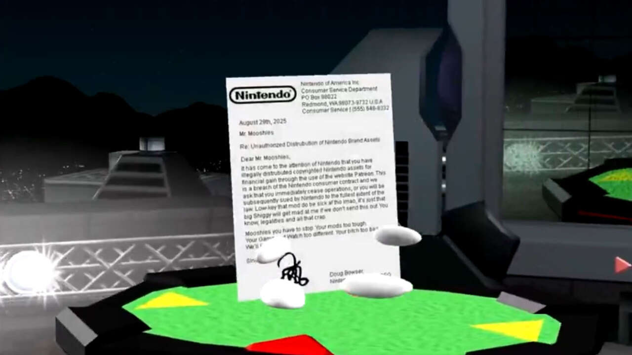 You are currently viewing Nintendo Cease & Desist Letter Is Now A Playable Character In Smash Bros. Mod