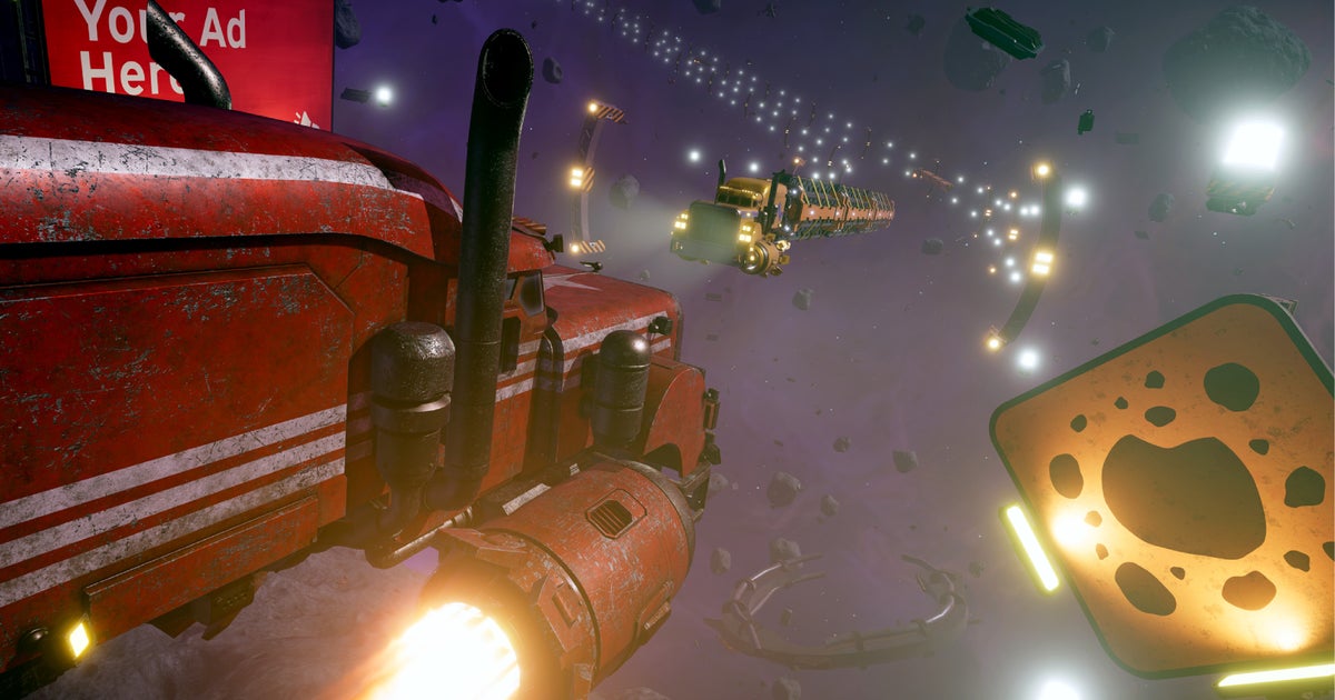 You are currently viewing Star Trucker's anniversary update adds wheel and joystick support to the space lorry sim, plus speed cameras