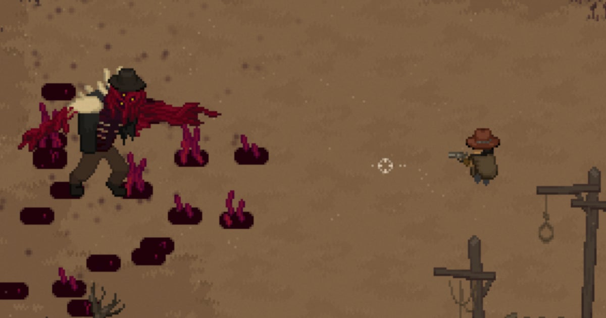 You are currently viewing Cowboy soulslike Tombwater gets a release date, and its cursed town ain't big enough for both you and some horrific hombres